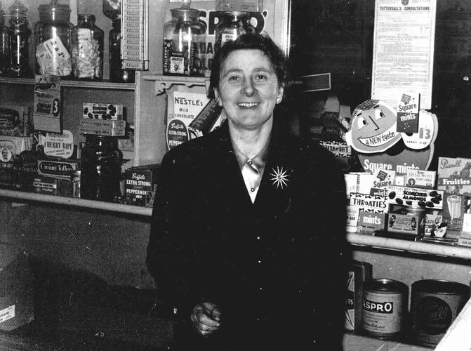 Photograph - Elizabeth Cohen in her Lolly Shop