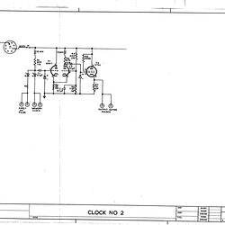 Schematic Diagram - CSIRAC Computer, 'Clock No 2', C22927, 1948-1955