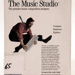 Apple II Software - The Music Studio, 3½" Floppy Disk, 1986