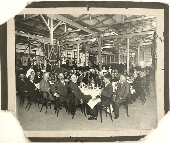 Photograph - Dinner at Sunshine Harvester Works, circa 1907