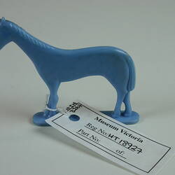 Horse - Blue Plastic