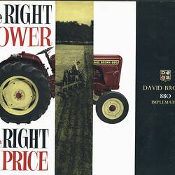 Descriptive Leaflet - David Brown 880 Implematic Tractor, 1961