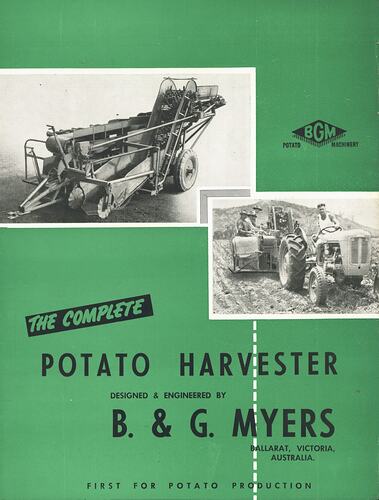 Myers Potato Harvester
