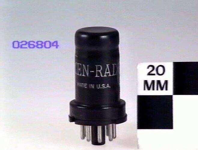 Electronic Valve - Ken Rad, Pentode, Type 6AC7/1852, 1940s