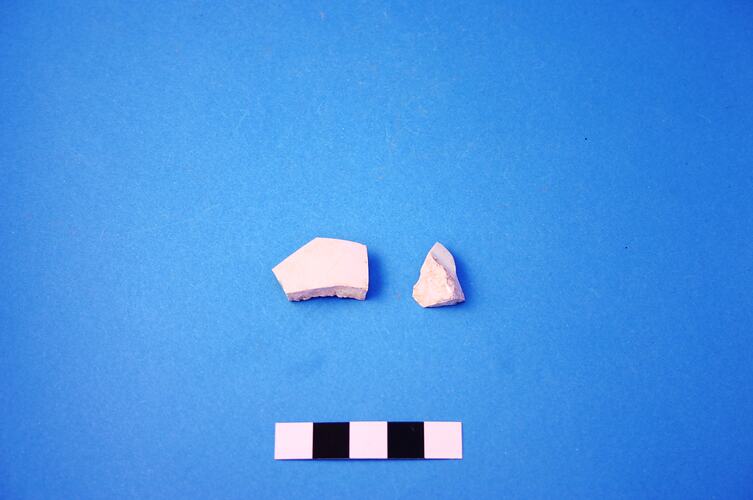 Sherds - Ceramic, White Glazed, circa 1805-circa mid-20th century