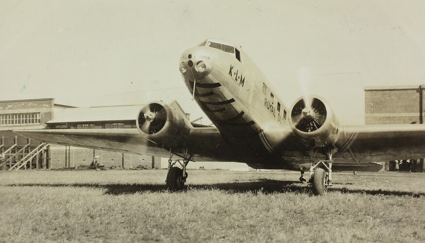 Photograph - K.L.M. Royal Dutch Airlines, DC-2 Aeroplane, Victoria, Oct 1934