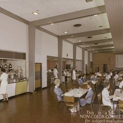Photograph - Kodak Australasia Pty Ltd, Staff Canteen, Amenities Building 9, Kodak Factory, Coburg, circa 1963