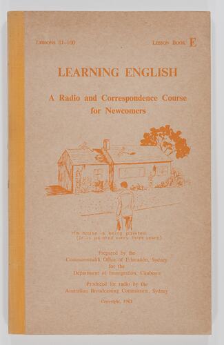 Booklet - Learning English Lesson Book E, 1960s