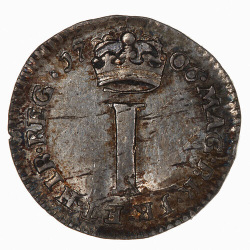 Coin - Penny, Queen Anne, England, Great Britain, 1706 (Reverse)