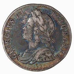 Coin - Threepence, George II, England, Great Britain, 1743 (Obverse)