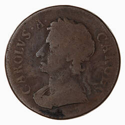 Coin - Farthing, Charles II, Great Britain, 1675 (Obverse)
