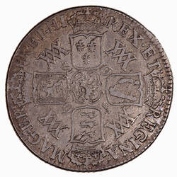 Coin - 1 Shilling, William and Mary, Great Britain, 1693 (Reverse)