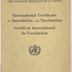 Vaccination Certificate - Issued to Bretislav Lukes, IRO, 10 Jan 1950