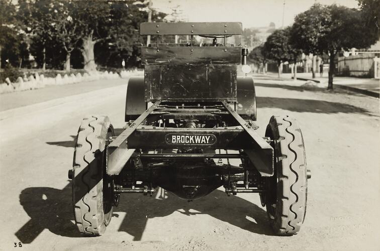 Photograph - Brockway Motors Ltd, Rear View of Brockway Truck, Sydney, New South Wales, circa 1920