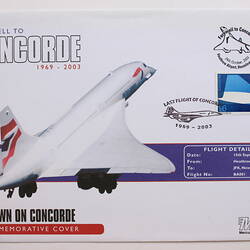 Souvenir Cover - Farewell to Concorde, 1969-2003, London-New York, Great Britain, 24 October 2003