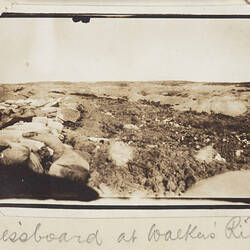 Photograph - 'Chessboard at Walker's Ridge', Gallipoli, Turkey, Private John Lord, World War I, 1915