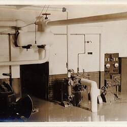 Photograph - Kodak Australasia Pty Ltd, Generators and Pipes Under Flood Water, Abbotsford, Victoria, 1934