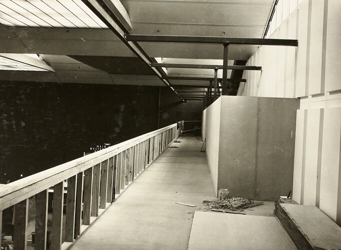 Photograph - Decking of Aerial Link to Convention Centre, Exhibition Building, Melbourne, 1977