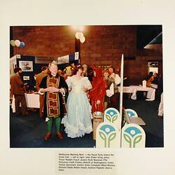 Photograph - The Royal Party, Melbourne Meeting Mart, Great Hall, National Gallery of Victoria, Melbourne, 20 Jul 1982