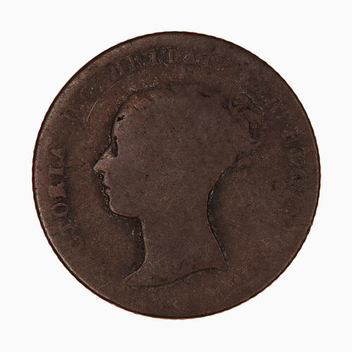 Coin - Groat, Queen Victoria, Great Britain, 1846 (Obverse)
