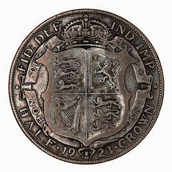 Coin - Halfcrown, George V, Great Britain, 1923 (Reverse)
