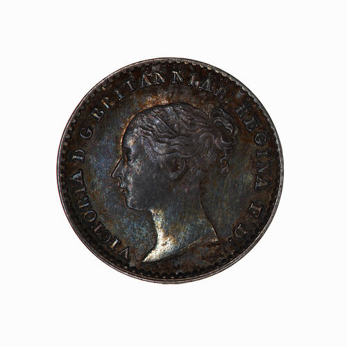 Coin - Penny (Maundy), Queen Victoria, Great Britain, 1846 (Obverse)