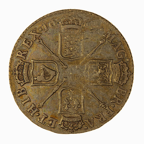 Coin - Guinea, James II, Great Britain, 1685 (Reverse)