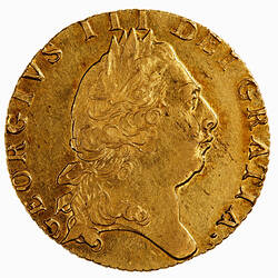Coin - 1 Guinea, George III, Great Britain, 1798 (Obverse)