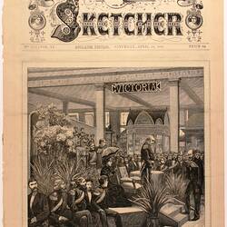 Newspaper Cutting - 'Distribution of Awards', The Australasian Sketcher, Adelaide, 16 Apr 1881