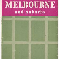 Map - Melbourne & Suburbs, Victorian Railways Commissioners, 1954