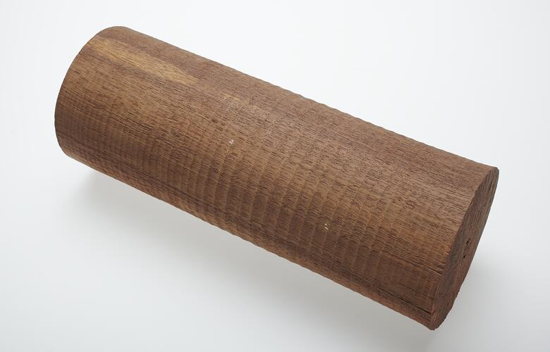 Woodturned Object - Adolph Bruhn & Son, Cylindrical, circa 1970-1990