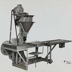 Photograph - Schumacher Mill Furnishing Works, 'Triumph Filling Machine', Port Melbourne, Victoria, 1945