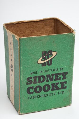 Box of Screws - Sidney Cooke Fasteners Pty. Ltd, circa 1970-1990