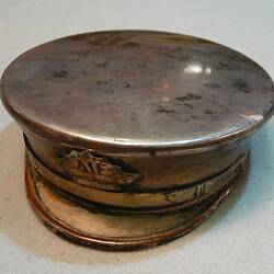 Powder Compact - Officer's Cap, circa 1914-18
