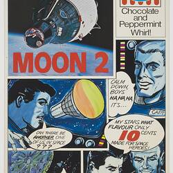 Sign - Streets 'Moon 2' Ice Cream, circa 1970