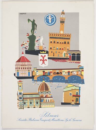 Menu - MV Fairsea, Sitmar Line, Farewell Dinner, 22 Oct 1957