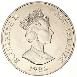 Coin - 1 Dollar, Cook Islands, 1986