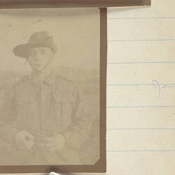 Photograph - Soldier Jonah, Somme, France, Sergeant John Lord, World War I, 1917
