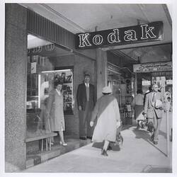 Photograph - Kodak Australasia Pty Ltd, Shop Exterior, Hobart, Tasmania, circa 1959