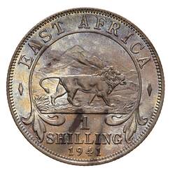 Coin - 1 Shilling, British East Africa, 1941