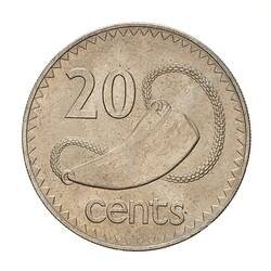 Coin - 20 Cents, Fiji, 1969