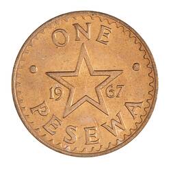 Coin - 1 Pesewa, Ghana, 1967