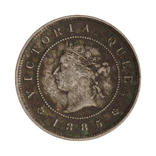 Coin - Farthing, Jamaica, 1885