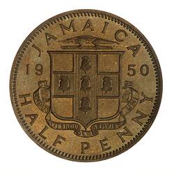 Proof Coin - 1/2 Penny, Jamaica, 1950