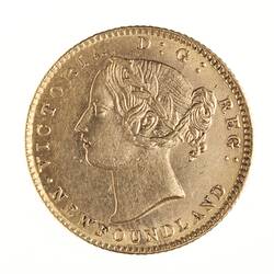 Coin - 2 Dollars, Newfoundland, 1885