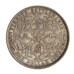 Coin - 1 Dollar, Straits Settlements, 1903