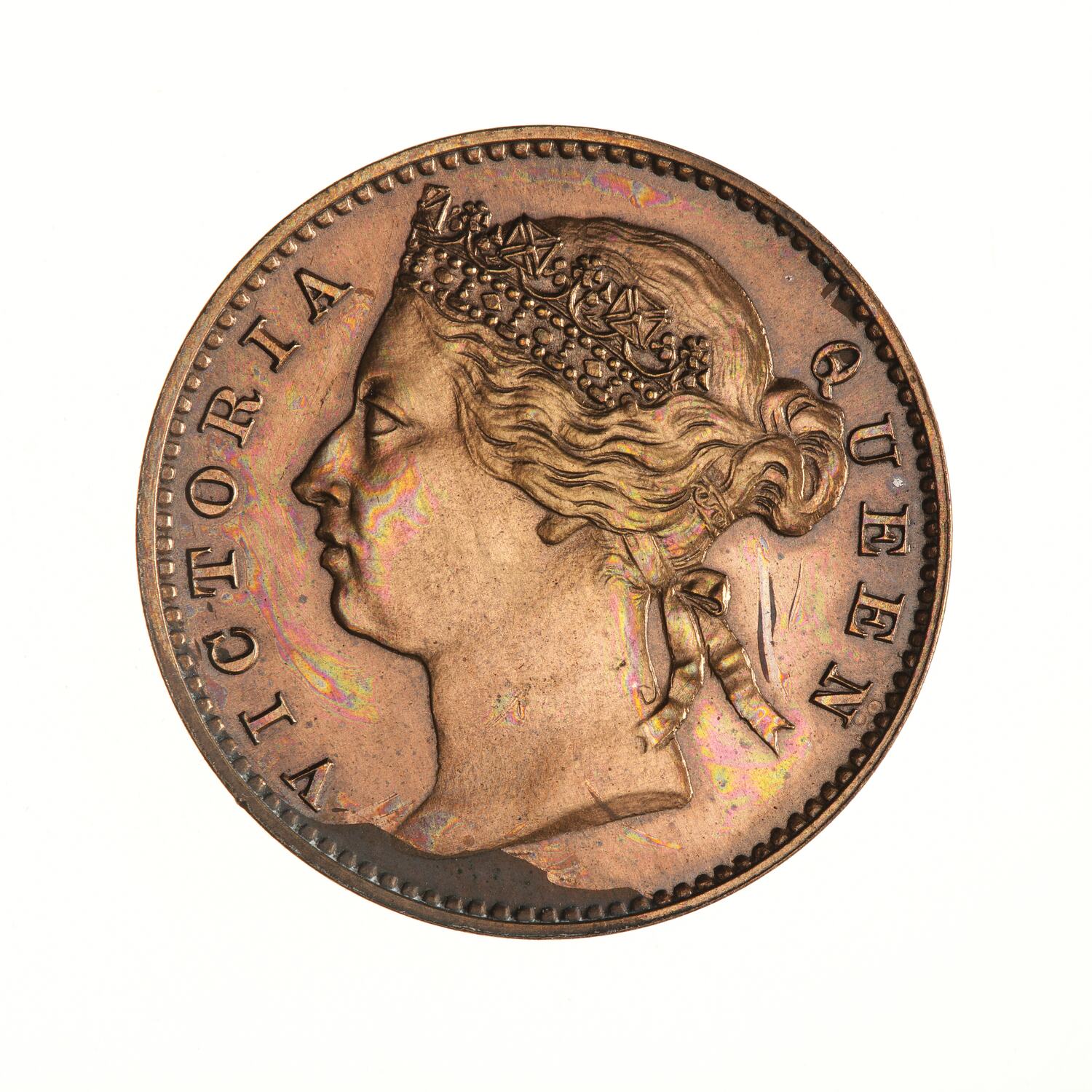 Proof Coin - 1/4 Cent, Straits Settlements, 1872