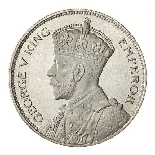 Proof Coin - 1/2 Crown, New Zealand, 1933