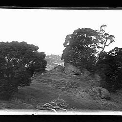 Glass Negative - Hilltop, by A.J. Campbell, Australia, circa 1900
