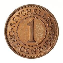 Proof Coin - 1 Cents, Seychelles, 1948
